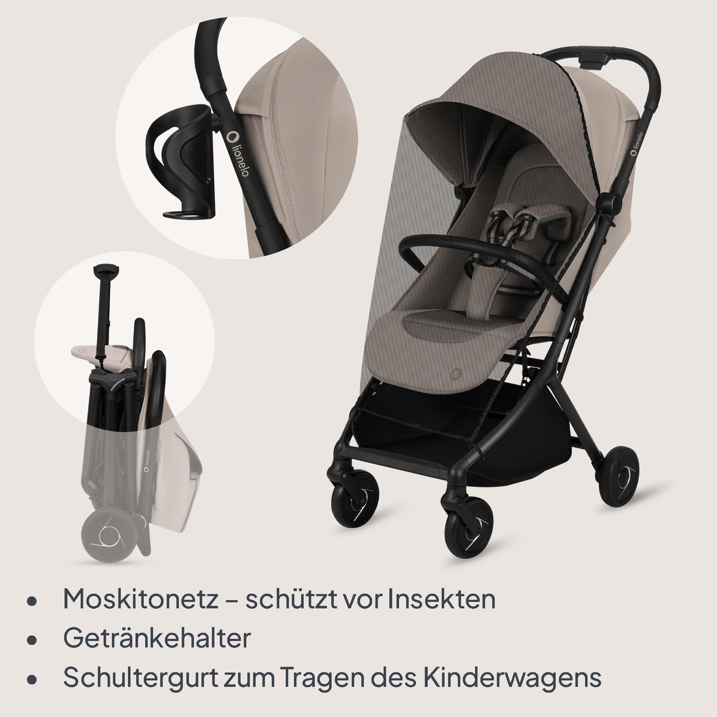 Lionelo Sia Reisebuggy ultraleicht 5,9 kg, ab 6 Monate