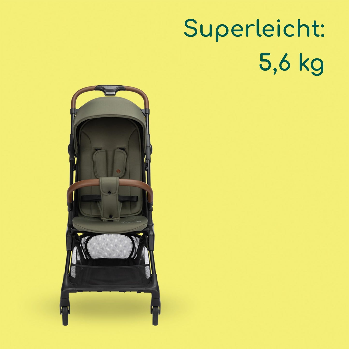 Bebeconfort Zephir Reise-Buggy 5,6 kg, Kabinengröße – Mineral Green