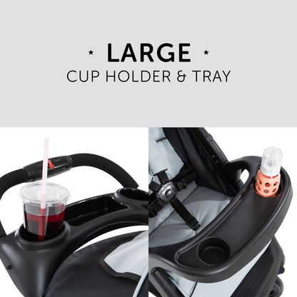hauck Shopper Neo II Buggy Schwarz/Grau – Liegeposition ab Geburt