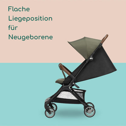 Bebeconfort Zephir Reise-Buggy 5,6 kg, Kabinengröße – Mineral Green