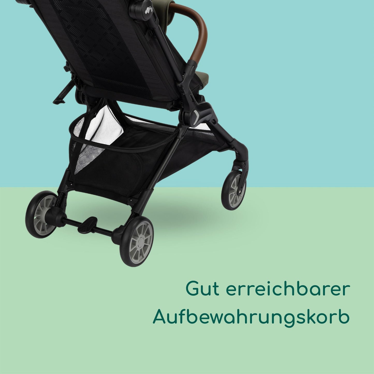 Bebeconfort Zephir Reise-Buggy 5,6 kg, Kabinengröße – Mineral Green