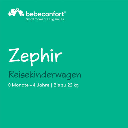 Bebeconfort Zephir Reise-Buggy 5,6 kg, Kabinengröße – Mineral Green