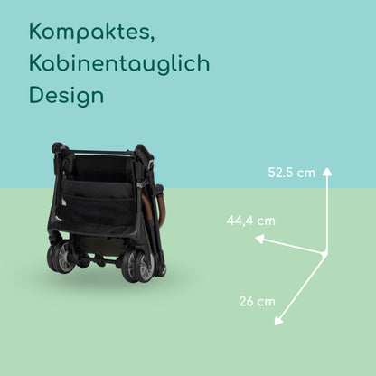 Bebeconfort Zephir Reise-Buggy 5,6 kg, Kabinengröße – Mineral Green