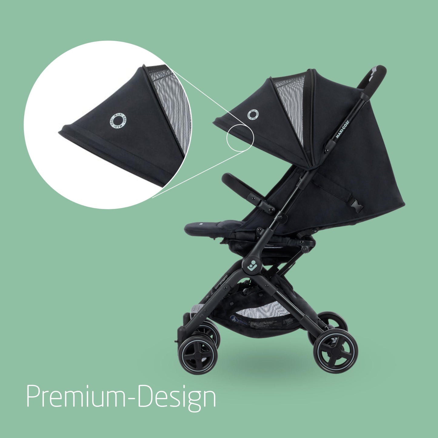 Maxi-Cosi Lara2 Buggy ab Geburt bis 22 kg, Essential Black