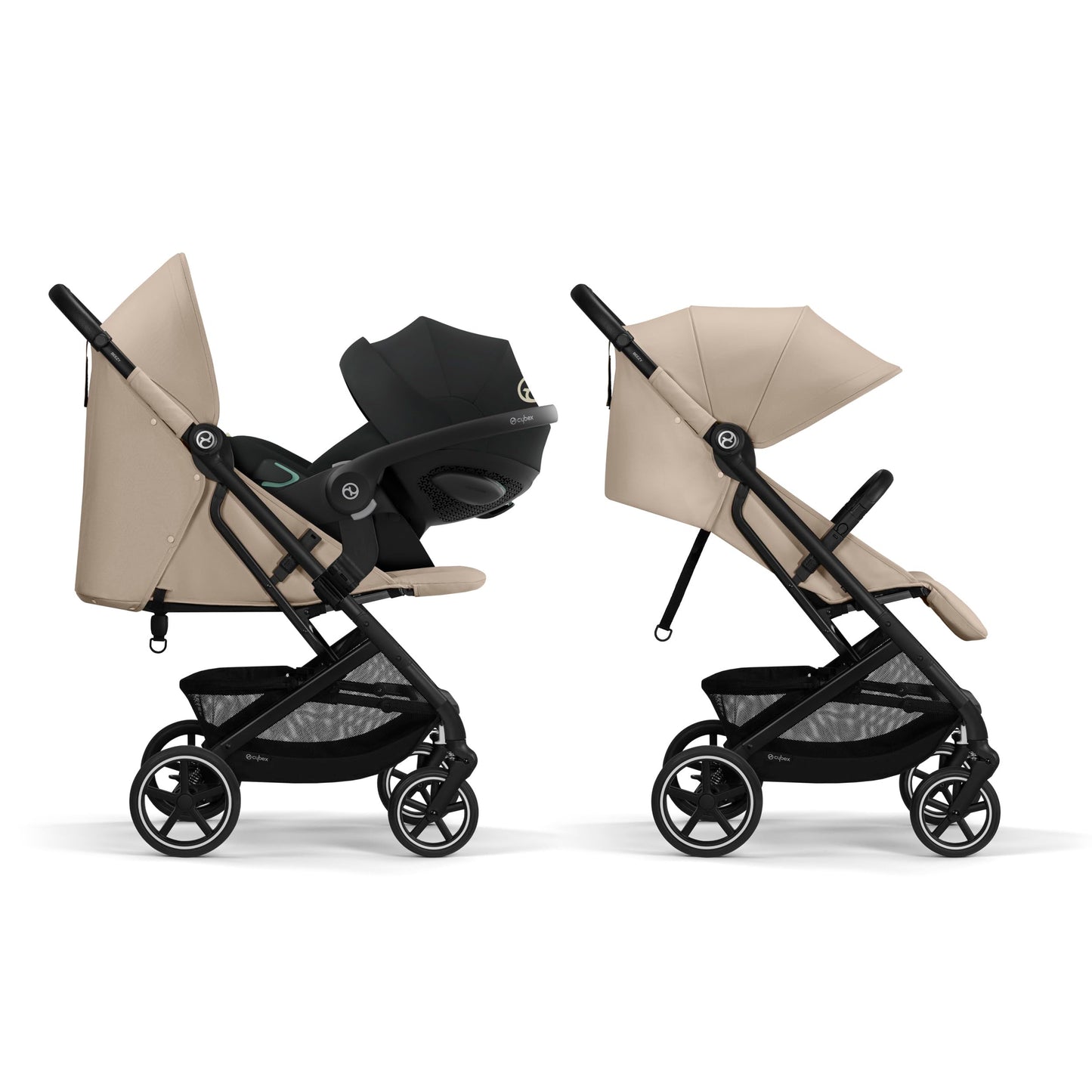 Cybex Gold Beezy Kinderwagen ab Geburt, 22 kg – Almond Beige