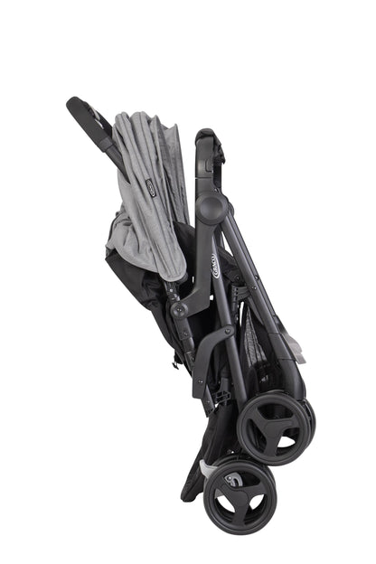 Graco DuoRider Doppel-Kinderwagen Geschwisterwagen ab Geburt – Grau