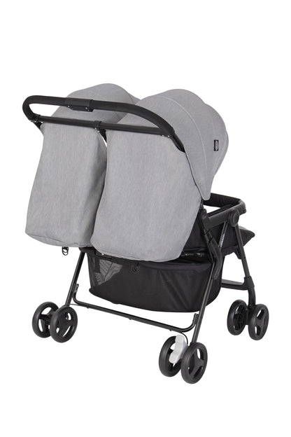Graco DuoRider Doppel-Kinderwagen Geschwisterwagen ab Geburt – Grau