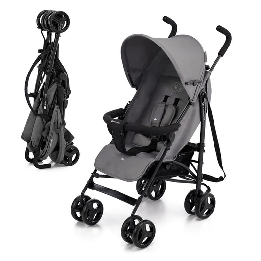 Kinderkraft TIK Sportwagen Grau – leicht 6,5 kg, bis 17 kg, faltbar