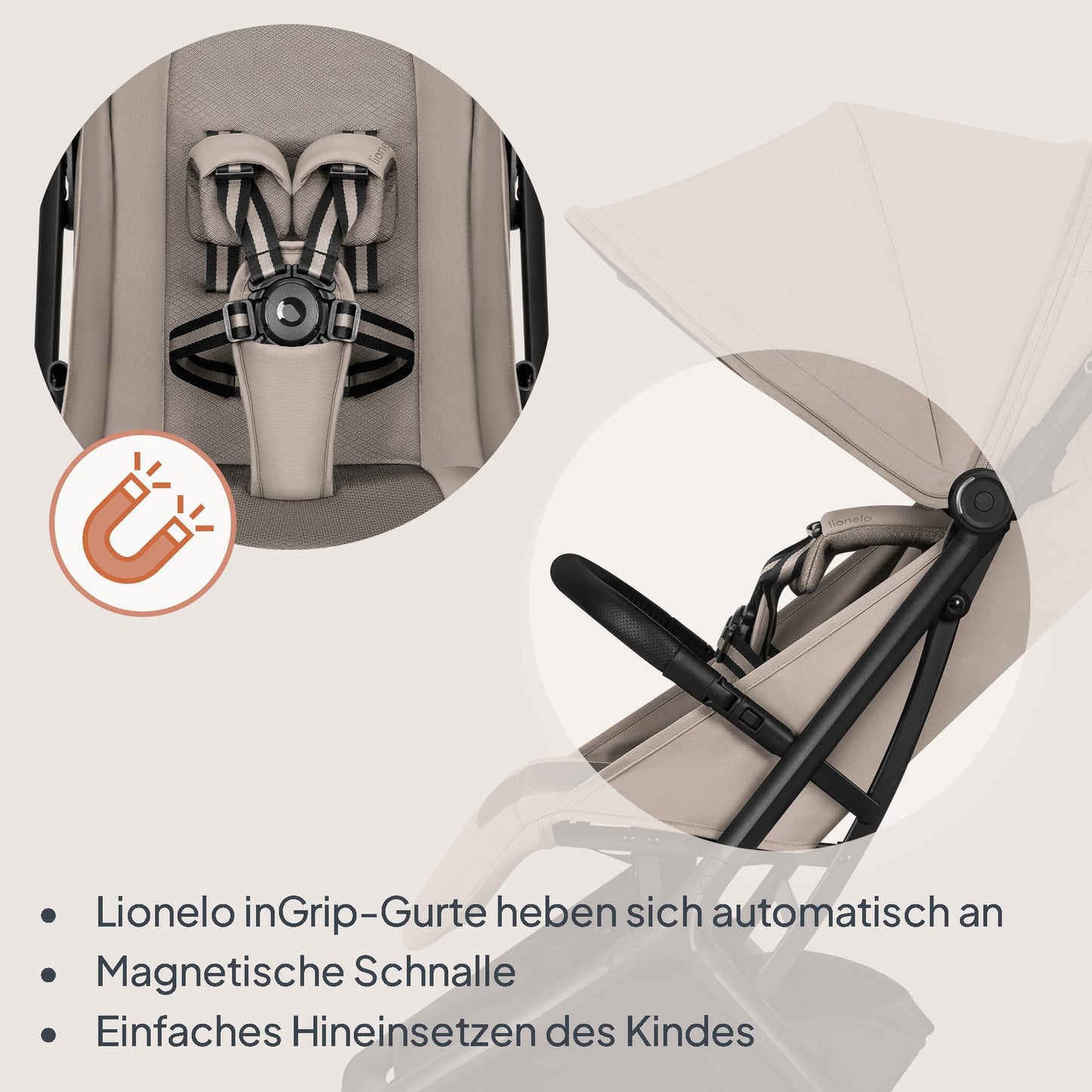 Lionelo Sia Reisebuggy ultraleicht 5,9 kg, ab 6 Monate