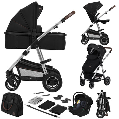 LIONELO Amber 3-in-1 Kombikinderwagen – i-Size, Luftreifen, UPF 50+