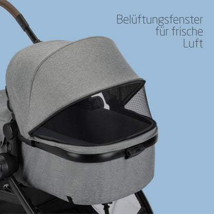 Maxi-Cosi Zelia Select Trio 3 in 1 Kinderwagen Set, Grau