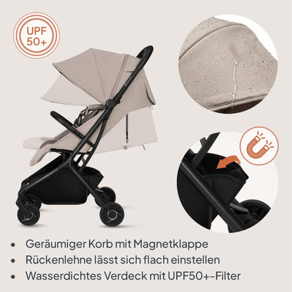 Lionelo Sia Reisebuggy ultraleicht 5,9 kg, ab 6 Monate